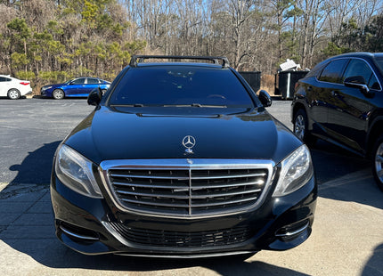 For Mercedes S-Class W221 2005-2013 Roof Rack Cross Bars Fix Point Silver