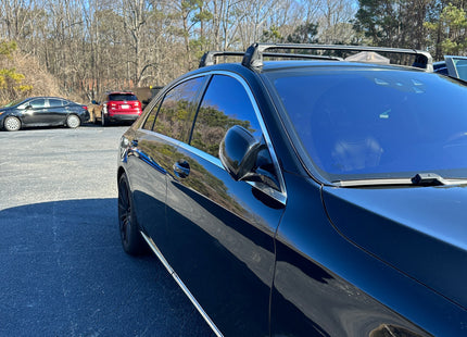 For Mercedes S-Class W221 2005-2013 Roof Rack Cross Bars Fix Point Black