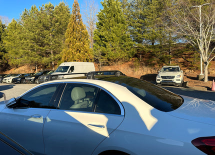 For Mercedes E Sedan W213 Roof Rack Cross Bars Fix Point Alu 2017-2023 Black