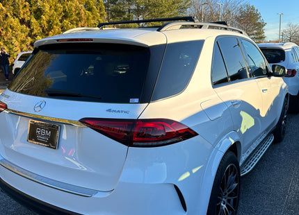 For Mercedes GLE W166 2011-2019 Roof Rack Cross Bars Raised Rail Alu Black