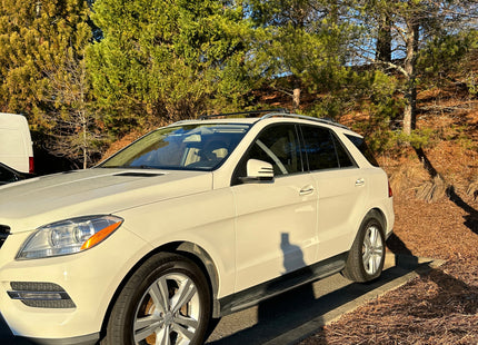 For Mercedes GLE W166 2011-2019 Roof Rack Cross Bars Raised Rail Alu Silver