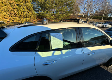 For Mercedes GLA (H247) 2020-Up Roof Rack Cross Bars Flush Rail Alu Black