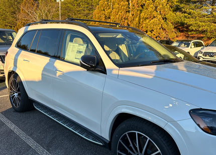 For Mercedes Benz GLS (X167) 2019-Up Roof Rack Cross Bars Raised Rail Alu Silver