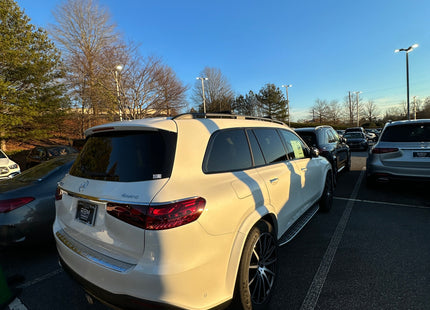 For Mercedes Benz GLS (X167) 2019-Up Roof Rack Cross Bars Raised Rail Alu Silver