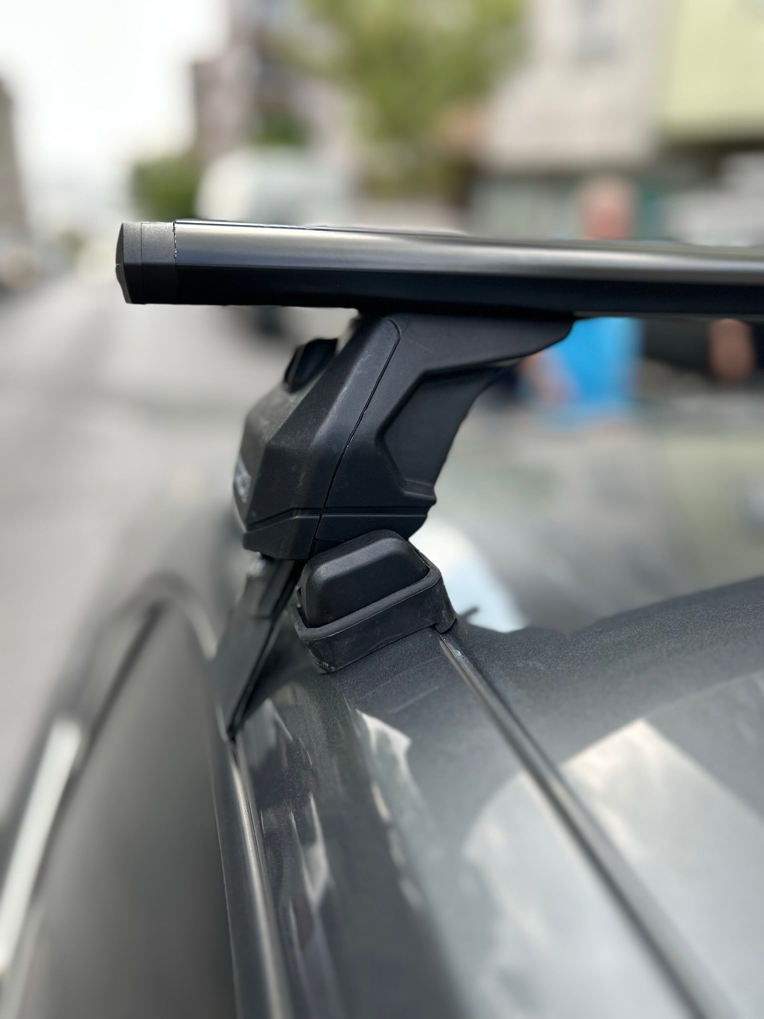 For Volkswagen Jetta Roof Rack Cross Bar Normal Roof Alu 2011-2018 Black