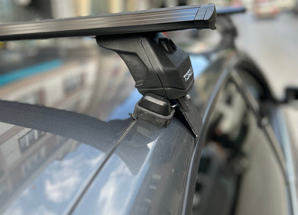 For Volkswagen Jetta Roof Rack Cross Bar Normal Roof Alu 2005-2011 Black