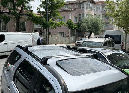 For Honda CR-V MK2 Roof Rack Cross Bars Metal Bracket Fix Point Alu Silver 2002-06