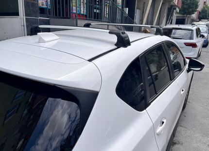 For Mazda CX 5 KF 2017-Up Roof Rack Cross Bars Fix Point Alu Silver