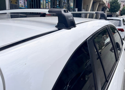 For Mazda CX 5 KF 2017-Up Roof Rack Cross Bars Fix Point Alu Silver