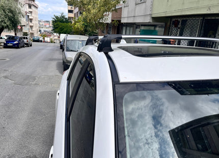 For Mazda CX 5 KF 2017- Up Roof Rack Cross Bars Fix Point Alu Black