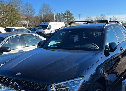 For Mercedes GLC (X253) 2015-22 Roof Rack Cross Bars Flush Rail Alu Silver