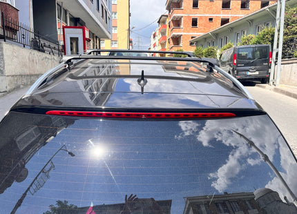 For Mercedes C Estate S203 Roof Rack Cross Bars Raised Rail Alu Black 2001-2014