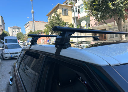 For Land Rover Evoque L538 Roof Rack Cross Bars Normal Roof Alu 2011-19 Silver