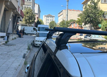 For Land Rover Evoque L538 Roof Rack Cross Bars Normal Roof Alu 2011-19 Black