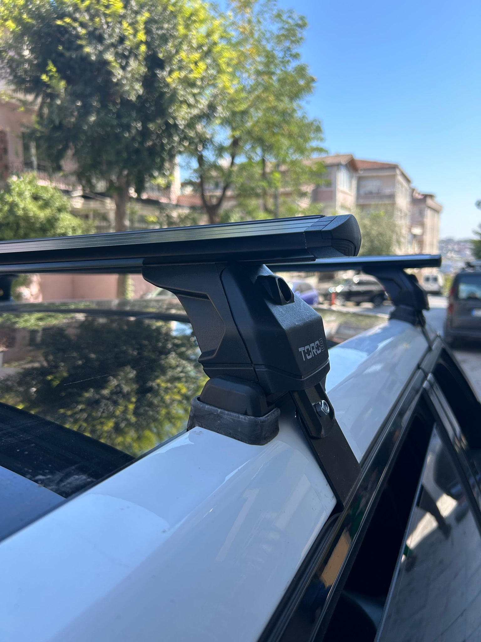 For Land Rover Evoque L538 Roof Rack Cross Bars Normal Roof Alu 2011-19 Black