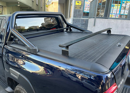 For Toyota Hilux 2015-2025 Bed Rack Cross Bar Roof Rack Alu Silver