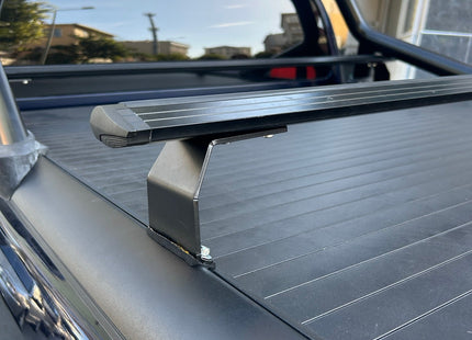 For Toyota Hilux 2015-2025 Bed Rack Cross Bar Roof Rack Alu Black