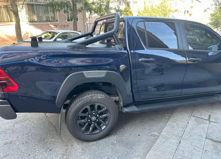For Toyota Hilux 2015-2025 Bed Rack Cross Bar Roof Rack Alu Black