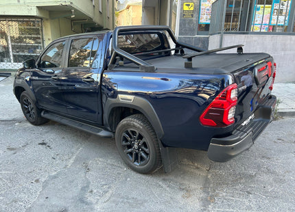 For Toyota Hilux 2015-2025 Bed Rack Cross Bar Roof Rack Alu Black