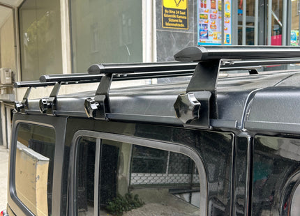 For Jeep Gladiator JT 2020-Up Roof Rack Cross Bars Rain Gutters Silver