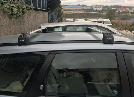 For Ford Focus Estate C346 (2008-2011) Roof Rack Cross Bars T-Track, Silver