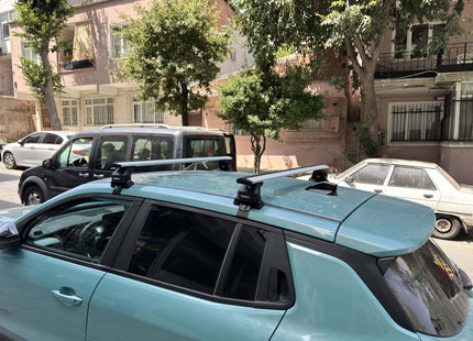 For Jeep Compass 2025-2026 Roof Rack System | Aluminum Cross Bars | Normal Roof | Black