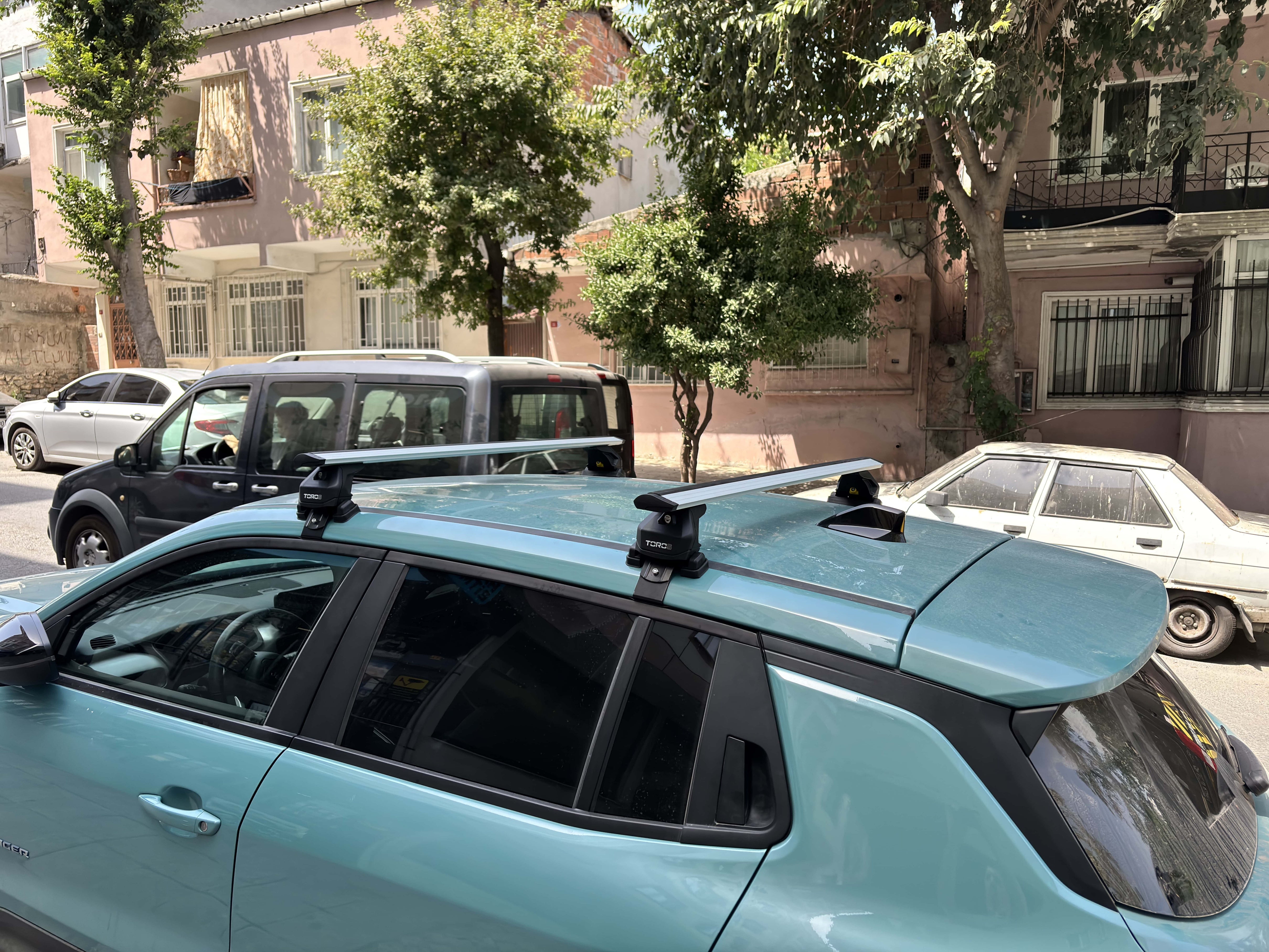 For Jeep Avenger 2022-2025 Roof Rack Cross Bars Normal Roof Alu Silver