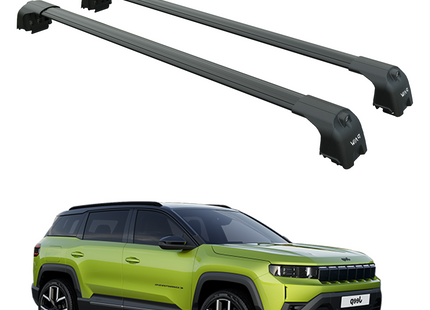 For Jeep New Compass 2025-2026 Roof Rack-Crossbars Fits to for Flush Roof Rails Black