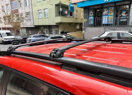 For Jeep Renegade (2015-2023) Roof Rack Cross Bars Raised Rail, Silver