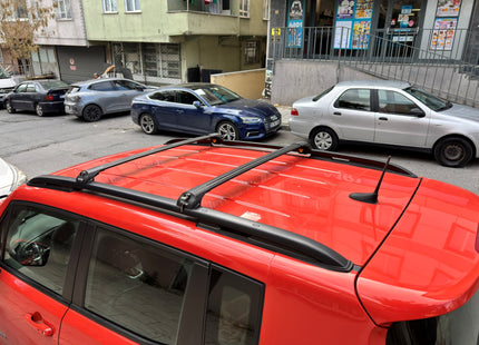 For Jeep Renegade (2015-2023) Roof Rack Cross Bars Raised Rail, Silver