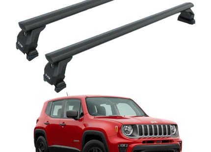 Jeep Renegade (2015-2026) Roof Rack Cross Bars Fix Pro Black