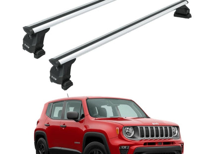 Jeep Renegade (2015-2026) Roof Rack Cross Bars Fix Pro Silver