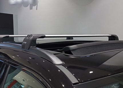 For Jeep Compass 2017-Up Roof Rack Cross Bars Flush Rail Alu Silver