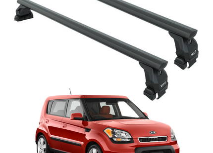 Roof Rack Cross Bars for Kia Soul 2009–2013 – Black, Fits Normal Roof