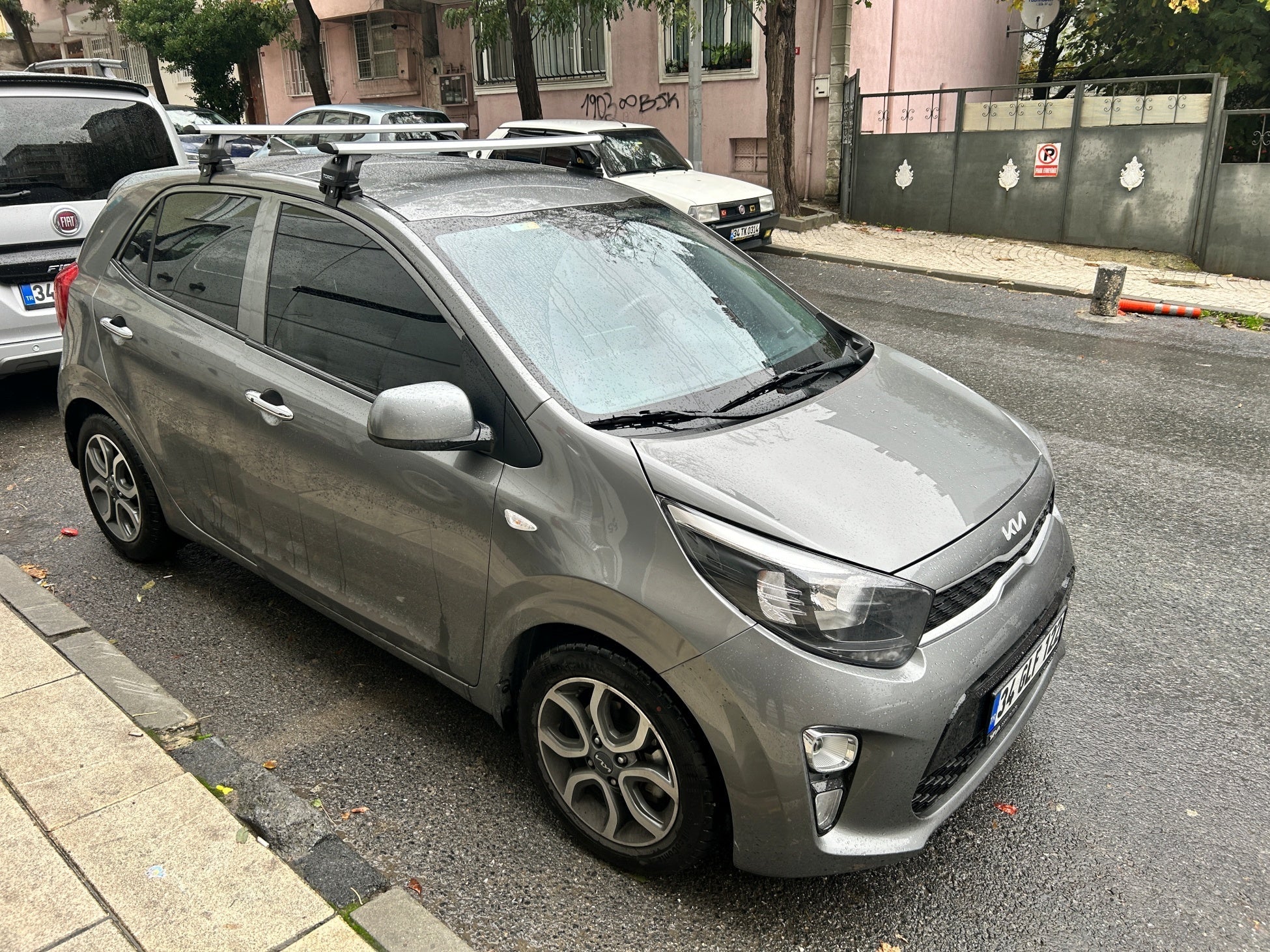 For Kia Picanto 2017-Up Roof Rack Cross Bars Normal Roof Alu Silver