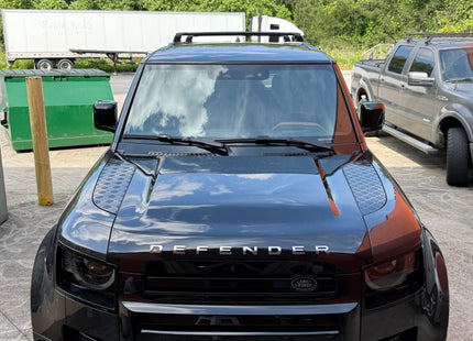 For Land Rover Defender 110 (2020-2025) Roof Rack Cross Bars T Slot Rail, Silver