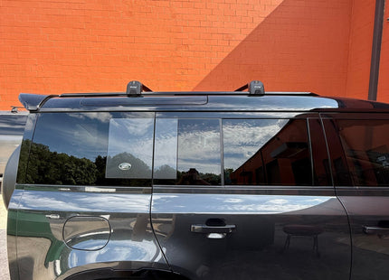 For Land Rover Defender 130 (2020-2025) Roof Rack Cross Bars T Slot Rail, Black