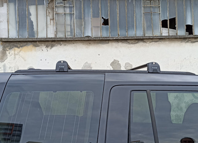 For Land Rover Discovery LR3 (2004-2010) Roof Rack Cross Bars Paw Pro 2, Black