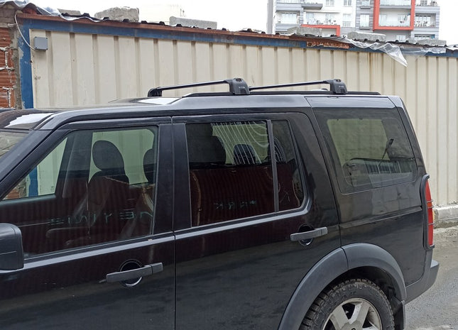 Landrover Discovery 4 T Track Roof Racks Cross Bars Rails Top Carrier Alu Black