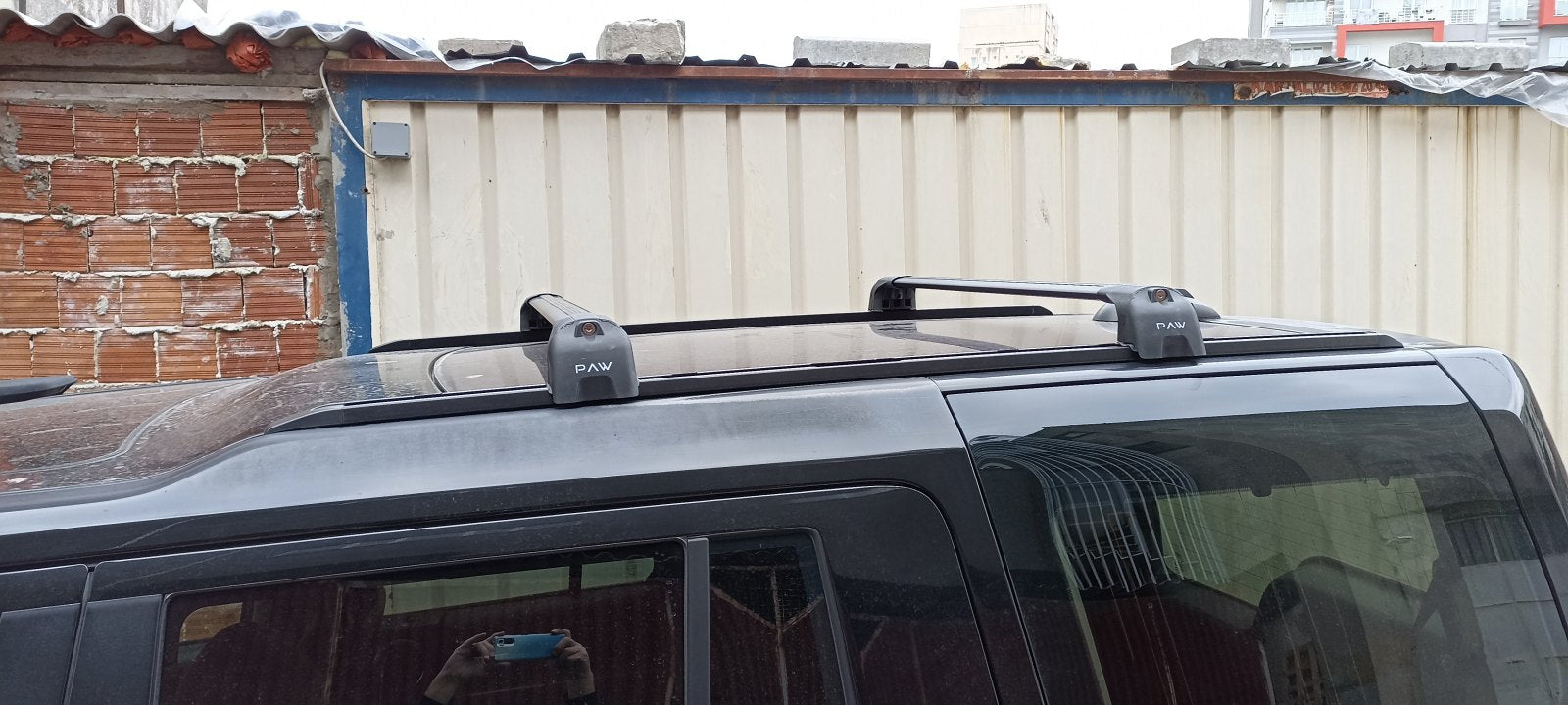 Landrover Discovery 4 T Track Roof Racks Cross Bars Rails Top Carrier Alu Black