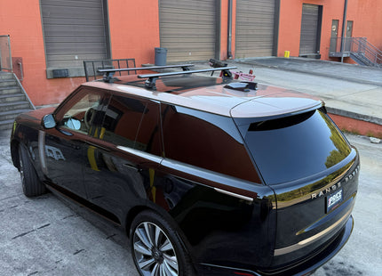 For Land Rover Range Rover (L460) Cross Bars Fix Point Pro 6 (2021-Up) Silver