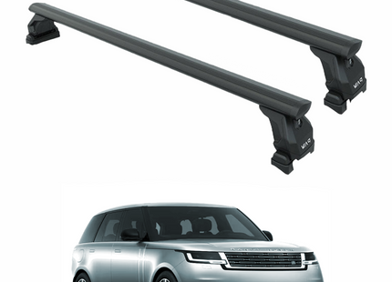 For Land Rover Range Rover (L460) Cross Bars Fix Point Pro 6, Black