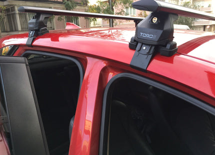 For Mazda CX 30 2020-Up Roof Rack Cross Bars Fix Point Alu Silver