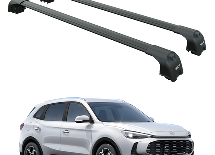 For MG ZS Hybrid+ Roof Rack Cross bars to For Flush Roof Rails Black
