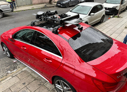 For Mercedes CLA C117 2014-2020 Roof Rack Cross Bars Fix Point, Black