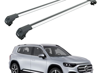Mercedes GLB X2478 (2026-2027) Roof Rack Cross Bars Raised Rail, Silver