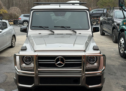 For Mercedes G W463 1989-2018 Roof Rack Cross Bars Rain Gutters, Black