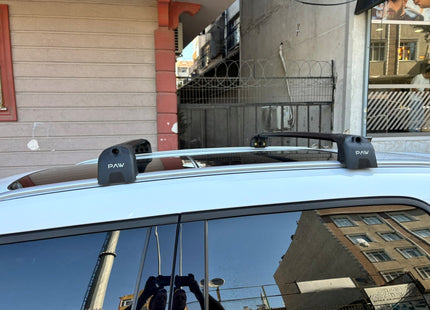 For Mini Countryman R60 2010-2016 Roof Rack Cross Bars Metal Bracket Flush Rail Silver