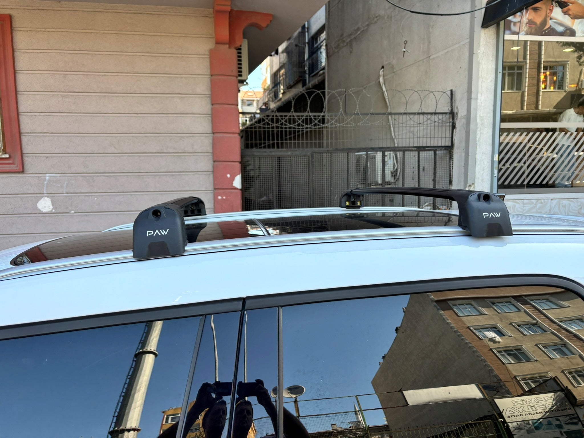 For Mini Countryman R60 2010-2016 Roof Rack Cross Bars Metal Bracket Flush Rail Black