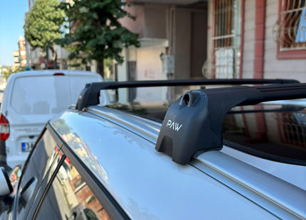 For Mini Countryman R60 2010-2016 Roof Rack Cross Bars Metal Bracket Flush Rail Silver